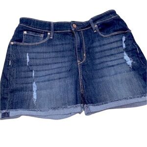 Levi’s Strauss & Co high rise denim shorts size 14/32
